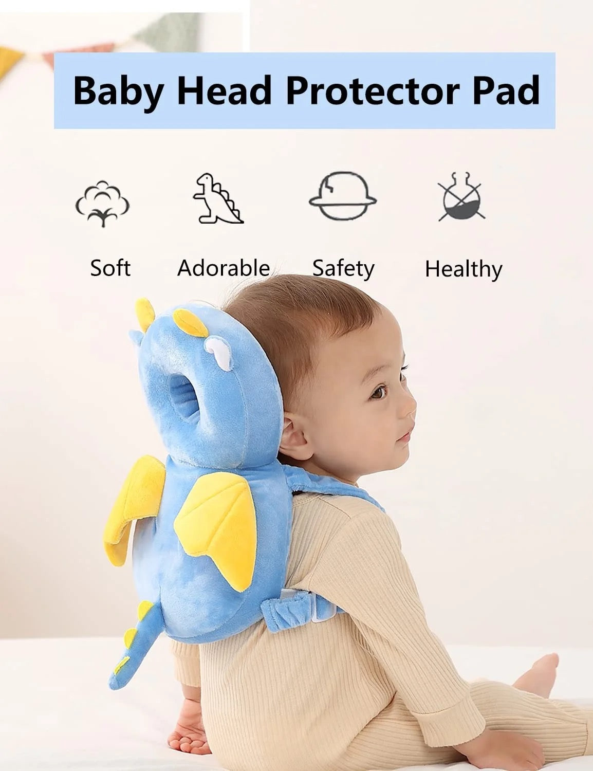 Head & Neck Protector -  For Kids Learning to Walk